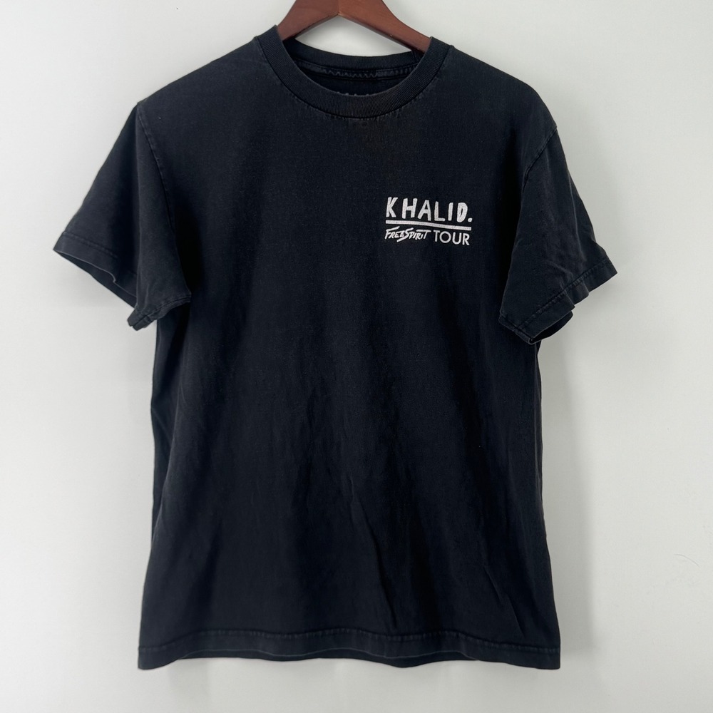 Khalid Free Spirit 2019 Tour Graphic T-Shirt Mens Medium Black Concert Tee